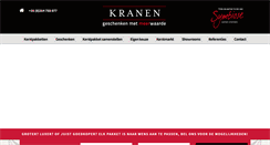 Desktop Screenshot of kranenkerstpakketten.nl